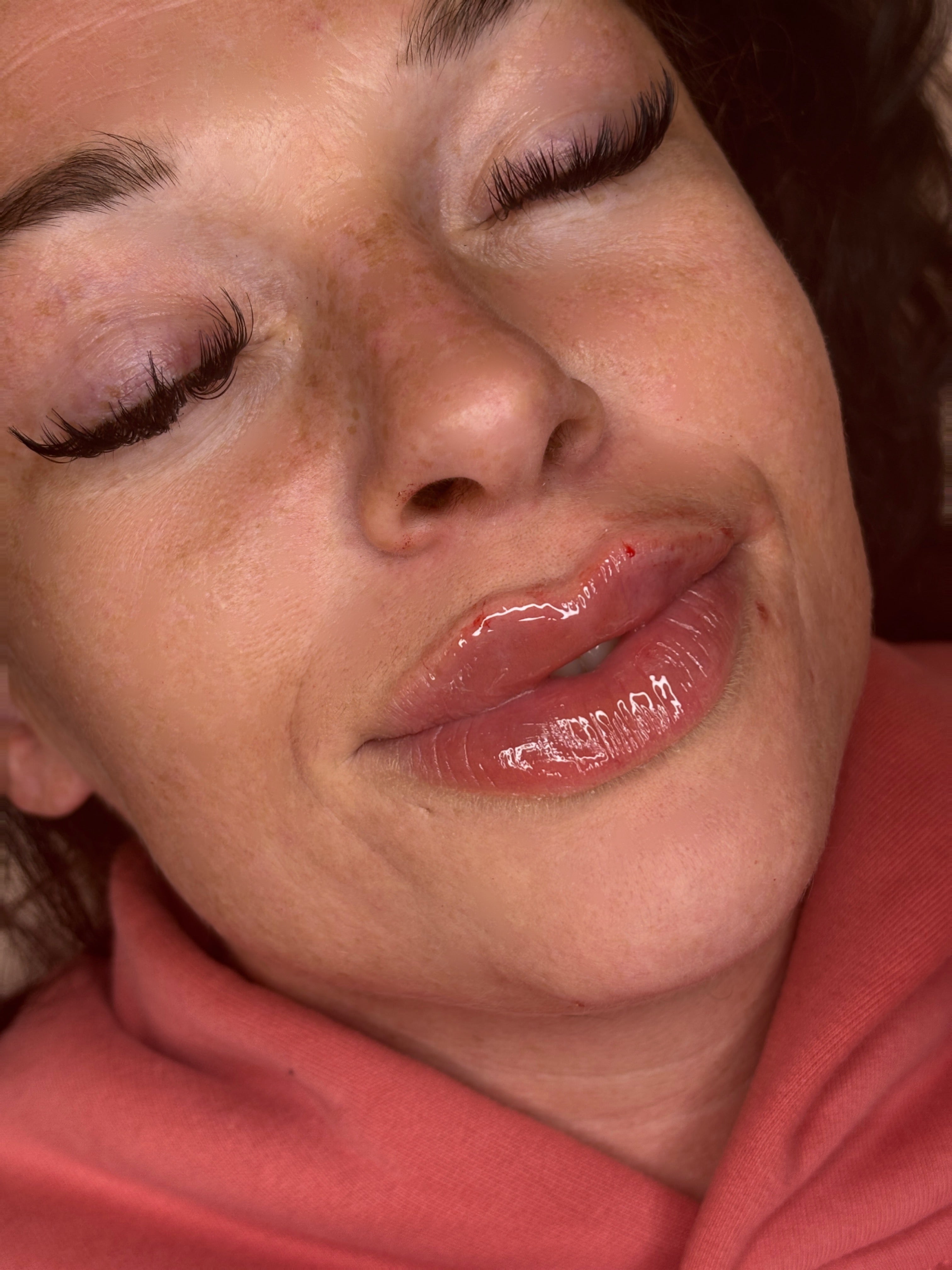 3D flat lips